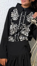 Chemise Boho Black