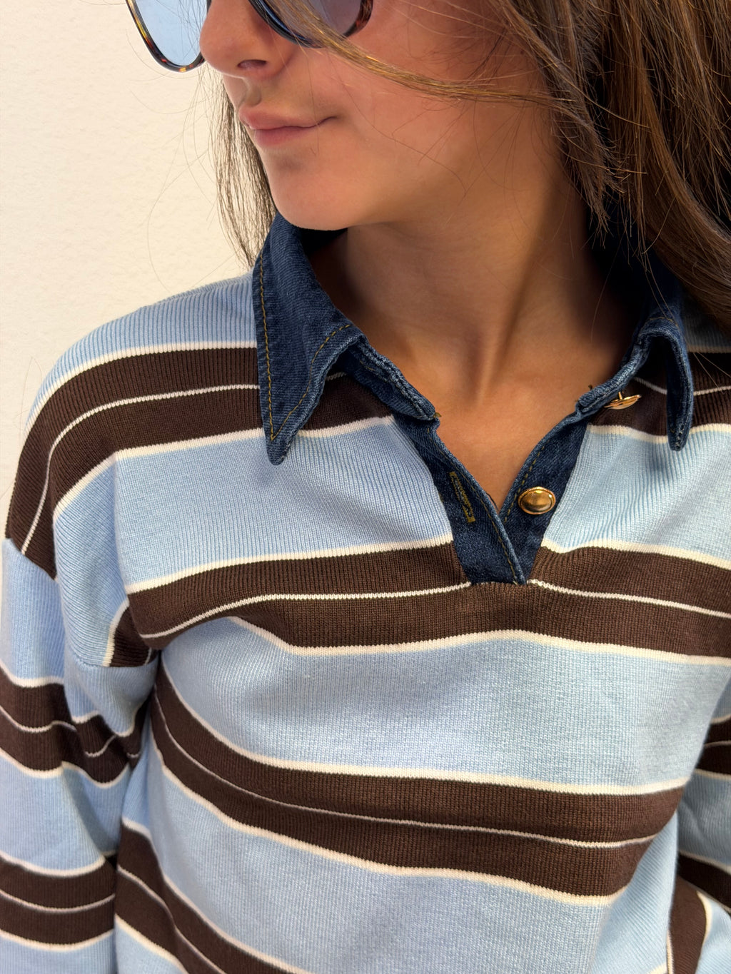 Pull Denim Choco Blue