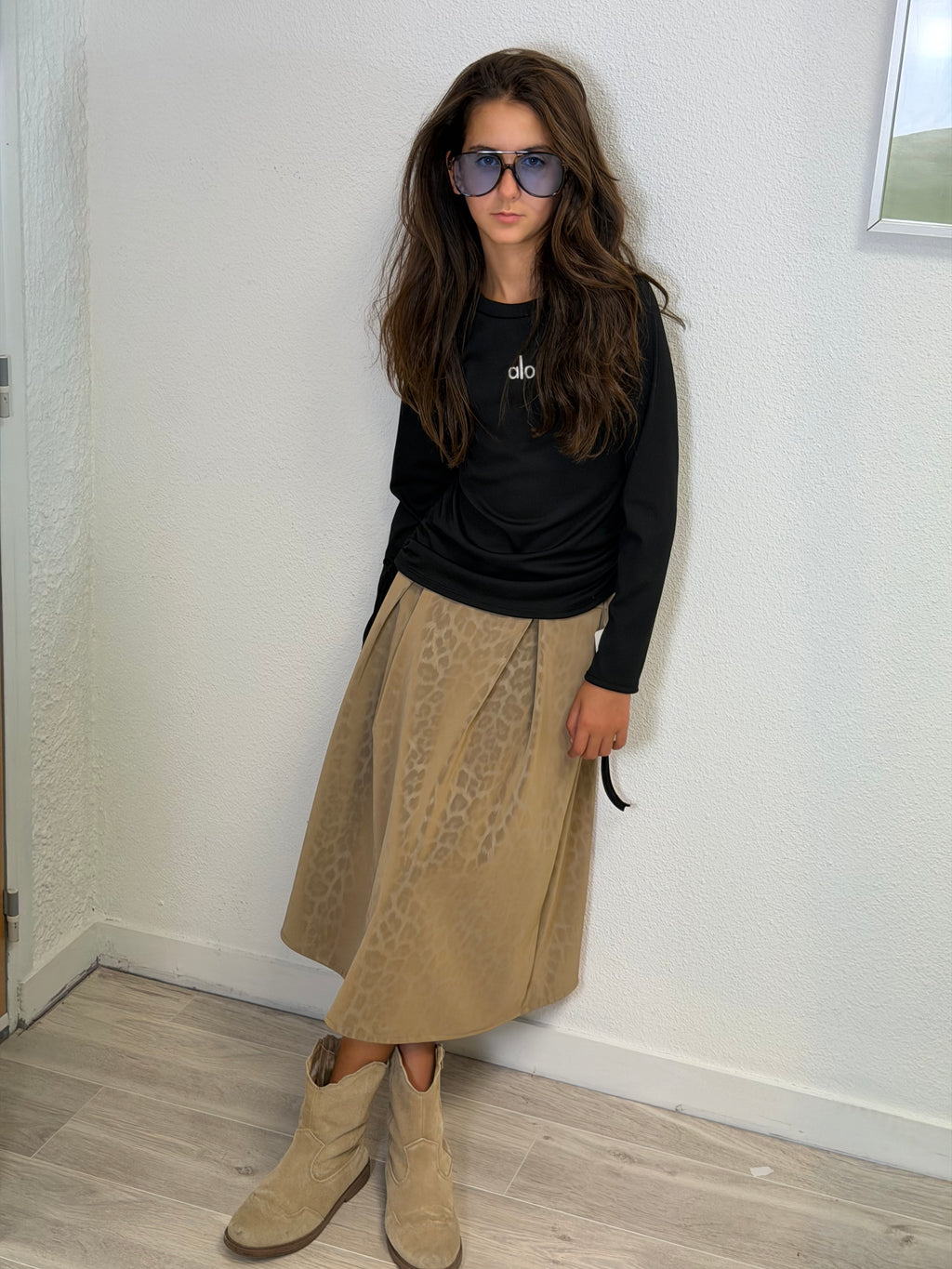 Jupe Léo beige
