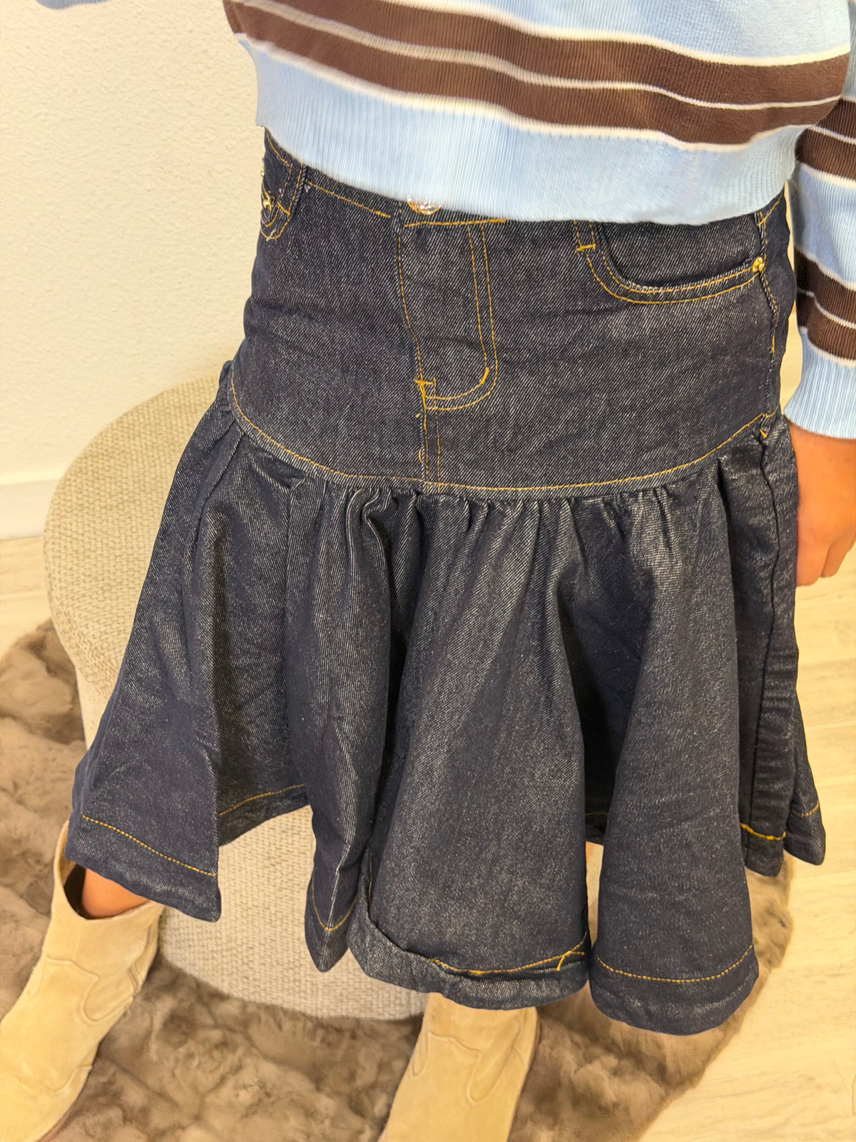 Jupe Denim Flare