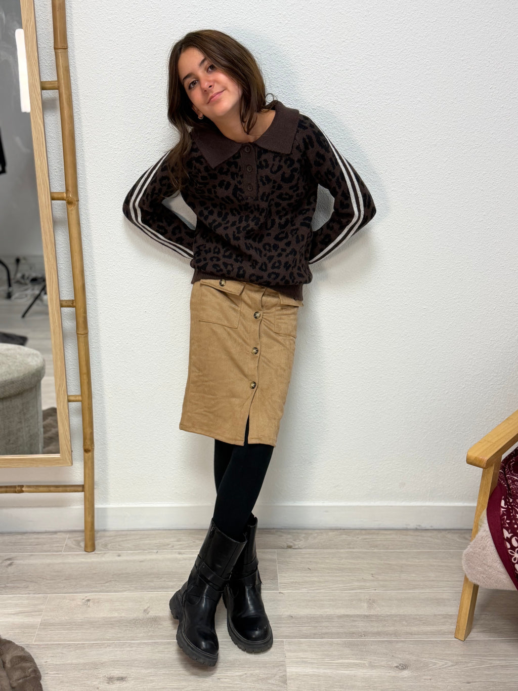 Jupe Safari Camel